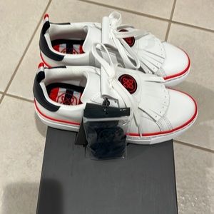 G/FORE ladie's golf shoe-kilte Oxford-white    7 1/2 M-brand new